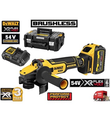   DeWalt DCG409T1-QW 125 - 18V/54V 6.