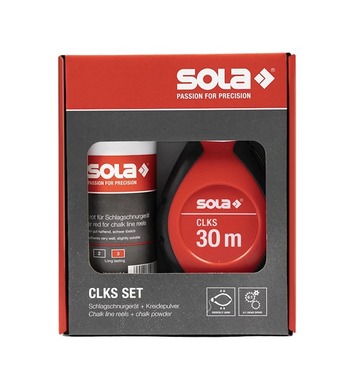 Комплект зидарска чертилка и боя Sola CLK 30 SET R 66114142 