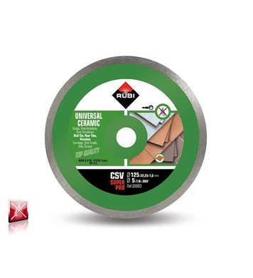 Диамантен диск за сухо рязане Rubi CSV-125 SuperPro 30883 - 