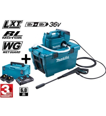   Makita DHW080ZK - 18+18V/6.0Ah Li-I