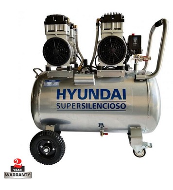 Безмаслен компресор Hyundai HYAC 100-3S 12558 - 100л, 8бара,