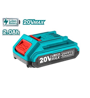 Акумулаторна батерия TOTAL Industrial P20S TFBLI2001 - 20Vma