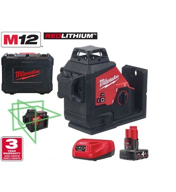   Milwaukee M12 3PL-401C 4933478102 38 0.3/