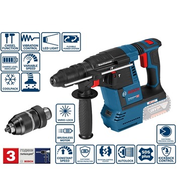   Bosch GBH 18V-26 F 0611910000 - 18V,