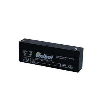 Акумулатор Unibat VRLA CB1.9-12 - 12V, 1.9Ah