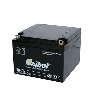  Unibat VRLA CB25-12 - 12V, 25.0Ah