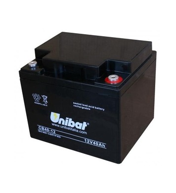 Акумулатор Unibat VRLA CB40-12C - 12V, 40.0Ah