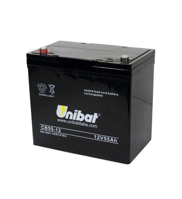 Акумулатор Unibat VRLA CB55-12 - 12V, 55.0Ah