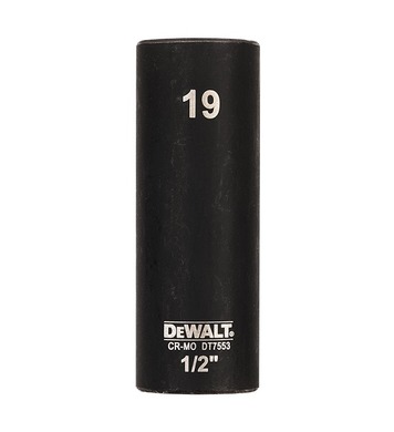 Милиметрова вложка DeWalt DT7553-QZ - шестостен, ударна, 19м