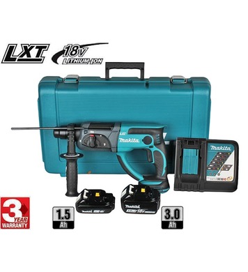   Makita DHR202RX4 - 18V/1.5Ah/3.0Ah L