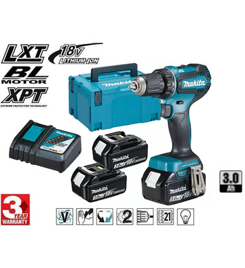   -  Makita DDF485RF3J - 18V/3