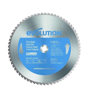 Циркулярен диск за рязане на стомана EVOLUTION T355TCT-90CS 