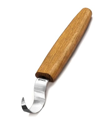 Извит нож за дърворезба Beaver Craft SK1 - 25мм, тип кука