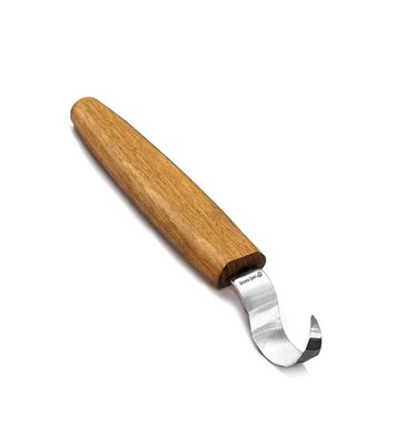 Извит нож за дърворезба Beaver Craft SK1L  - 25мм, тип кука,