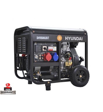 Трифазен/монофазен дизелов генератор Hyundai DHY 8500LEK/Т 0