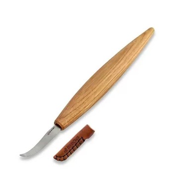 Нож за дърворезба Beaver Craft SK4LS - 60мм, отворена крива,