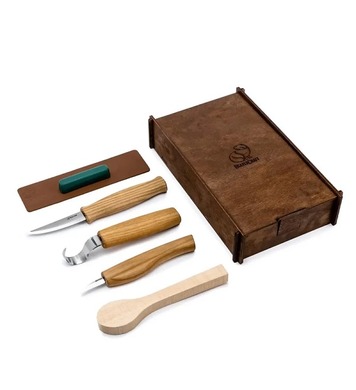 Комплект ножове за дърворезба Beaver Craft S13box - 6 части