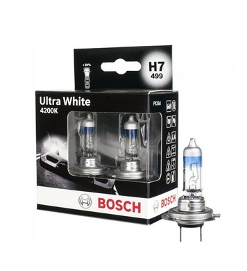 Халогенна крушка за фар Bosch H7 12V 55W Ultra White 4200K /