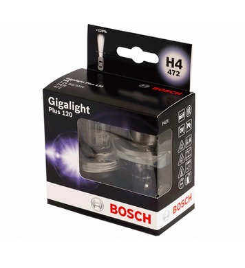 Халогенна крушка за фар Bosch H4 12V 60/55W Gigalight Plus 1
