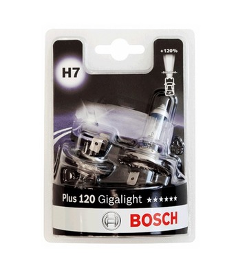 Халогенна крушка за фар Bosch H7 12V 55W Plus 120 Gigalight 