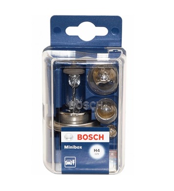 Комплект резервни крушки и бушони Bosch Minibox H4 198730110