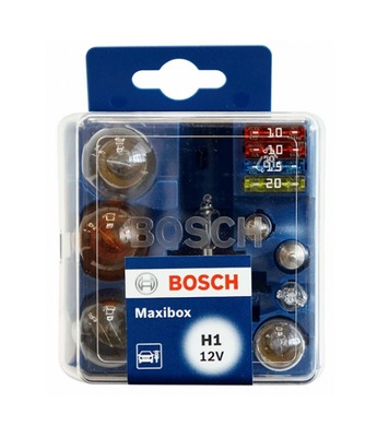Комплект резервни крушки и бушони Bosch Maxibox H1 198730111