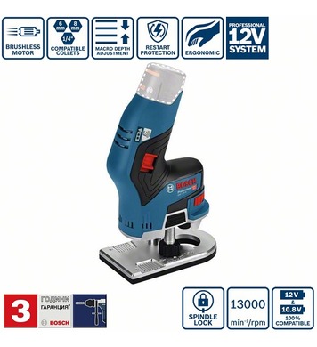 Fresadora Bosch GOF 2000E - soutelana