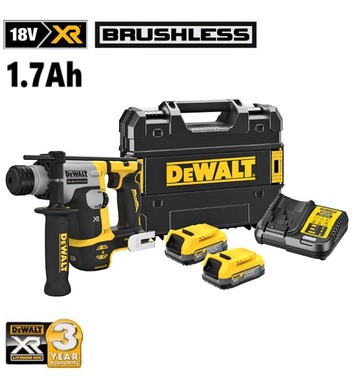   DeWalt DCH172E2T-QW - 2x18V/1.7Ah Li