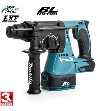   Makita DHR242Z - 18V Li-Ion, 2J, SDS