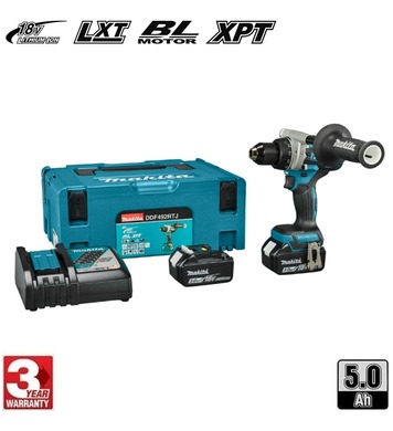   Makita DDF492RTJ - 18V Li-Ion, 2x5Ah,