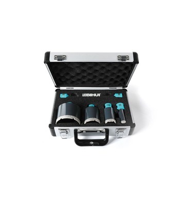 Комплект диамантени боркорони BIHUI DBDMS6 - 25-68 мм, 6 бр