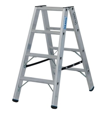 Професионална алуминиева двустранна стълба Krause Stabilo 07