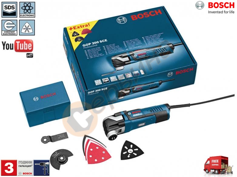 Multi-Cutter Bosch GOP 300 SCE Professional 300W - 0601230500