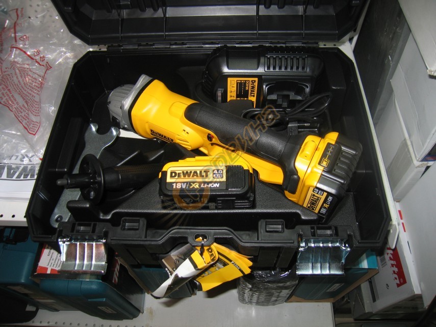 Акумулаторен ъглошлайф DeWalt DCG412M2 125мм - 18V/4.0Ah Li-Ion - 690лв .