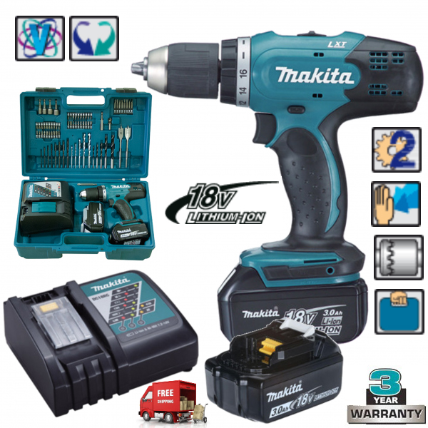 Makita DDF453RFX1 18V 3.0Ah
