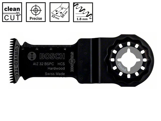 Нож за мултифункционален инструмент Bosch AIZ 32 BSPC Hard Wood .