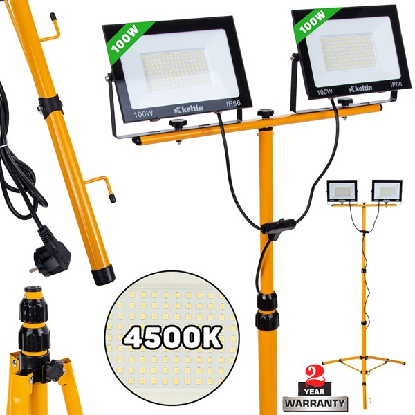     GEKO KELTIN K02051 - 2  100W, 2  SMD LED (x144), 4500