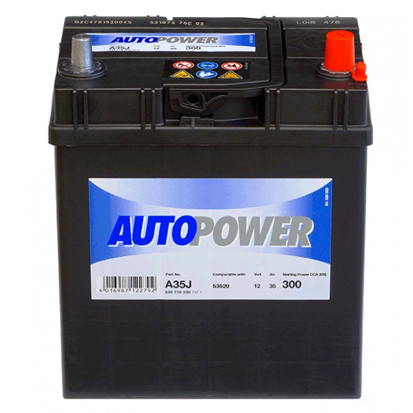 ��������� ���������� Autopower 535118030AP - 35Ah, 12V, JIS, R+, A35J