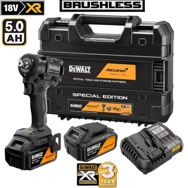 ������������ ������ ��������� DeWalt DCF86MP2T-QW McLaren F1 XR - 18V/5Ah Li-Ion, 205Nm