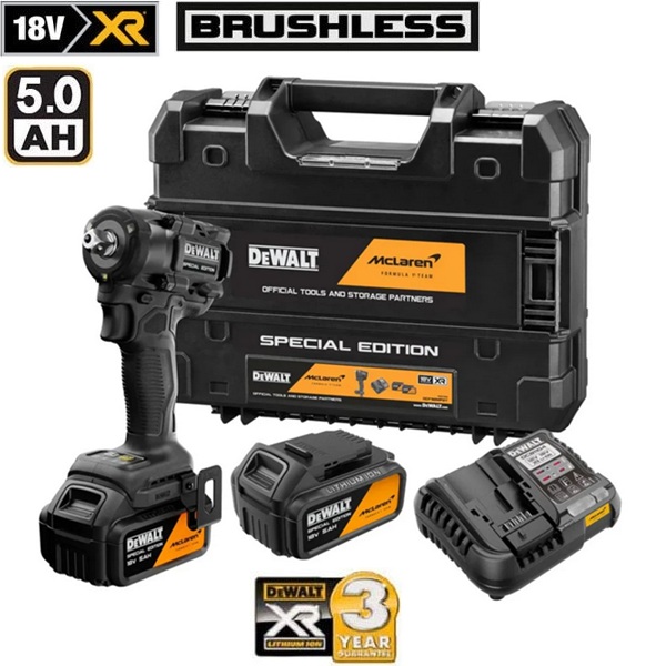 ������������ ������ ��������� DeWalt DCF92MP2T-QW McLaren F1 XR - 18V/5Ah Li-Ion, 205Nm