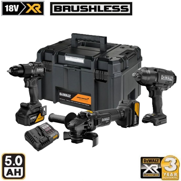 �������� ������������ ������ DeWalt DCK3222MP2T-QW McLaren F1 XR - 18V/5Ah Li-Ion