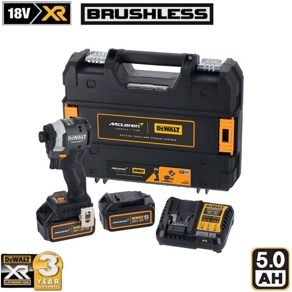 ������������ ������ ��������� DeWalt DCF85MP2T-QW McLaren F1 XR - 18V/5Ah Li-Ion, 206Nm